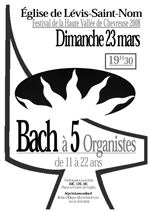 Affiche du concert