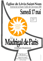 Affiche du concert