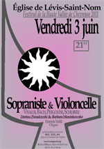 Affiche du concert