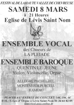 Affiche du concert