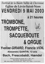 Affiche du concert