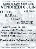 Affiche du concert