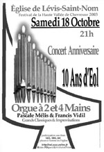 Affiche du concert
