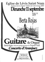 Affiche du concert