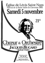 Affiche du concert
