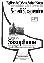 Affiche du concert