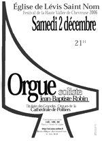 Affiche du concert