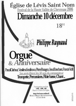 Affiche du concert